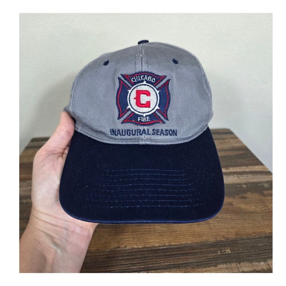 Kick 10 Vintage 1998 Chicago Fire Inaugural Season Embroidered Soccer Hat MLS